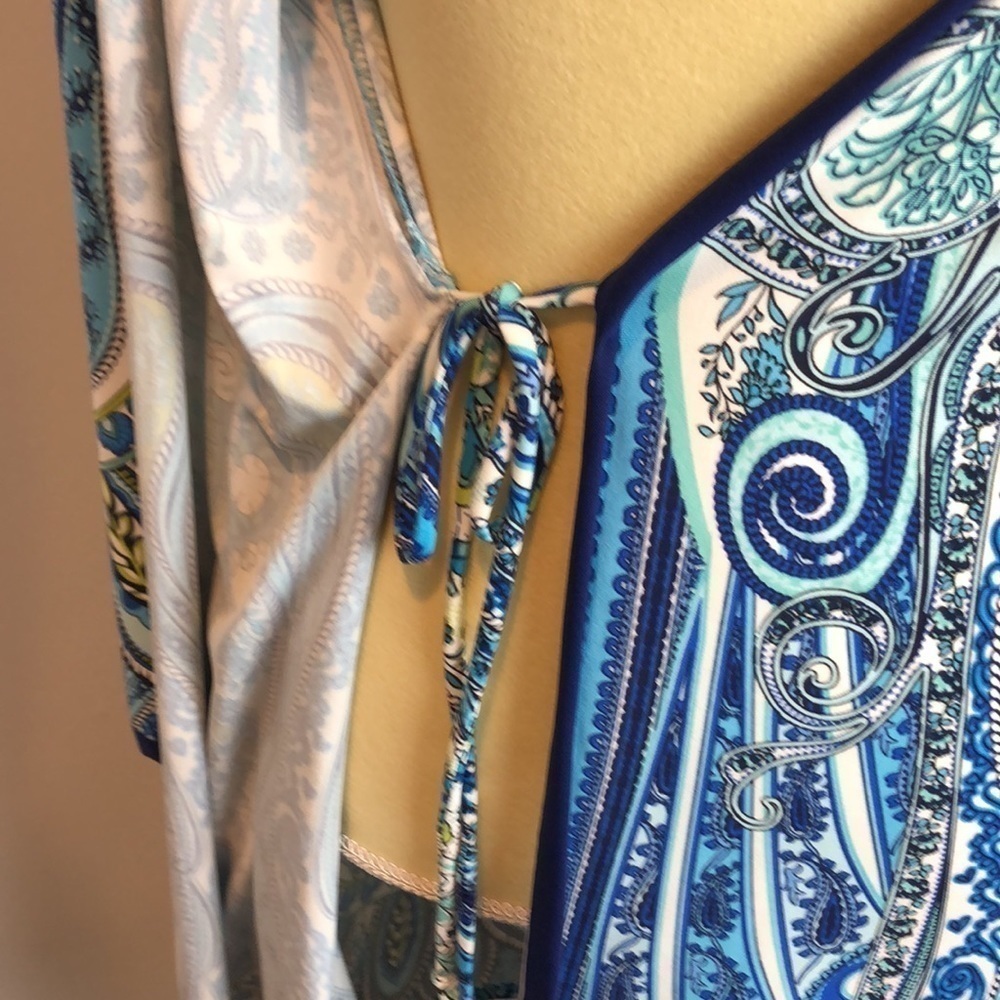 Linea Donatello Paisley Light Weight Robe S/M - Picture 8 of 9